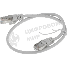 Патч-корд Premier PP22-0.5M 1000Gbит/с FTP 4 пары cat.5E CCA molded 0.5м серый RJ-45 (m)-RJ-45 (m)