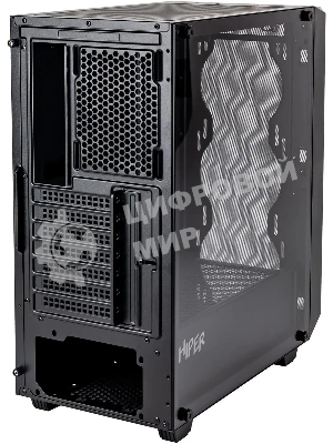 Корпус Hiper BH34-1 черный без БП ATX 5x120mm 2x140mm 2x200mm 1xUSB3.0 audio bott PSU
