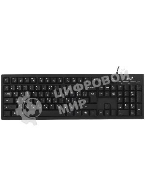 Комплект клавиатура+мышь Genius KM-100SE проводной, USB, 1200 DPI, чёрный