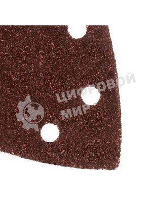 Треугольник абразивный Denzel на ворc. подложке под 