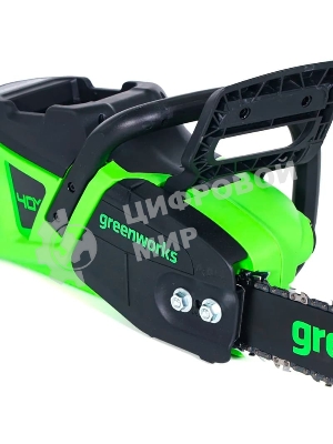 Цепная пила аккумуляторная GreenWorks GD40CS20Xk4, 40V, 40 см, 2000 Вт, бесщеточная,  c 1хАКБ 4 Ач И ЗУ (2008807UB)