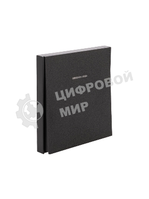 Выключатель Kranz STRONG 1 кл с подсветкой 10А с/у антрацит