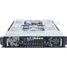 Серверная платформа Gigabyte Server Platform G294-Z43/2U/2xAMD (9004/9005)/2xHS/24xDIMM/4xSFF NVME/SAS/SATA + 4xSFF SATA/SAS/16xGPUs SS/2x10GbE/16xFHFL + 2xLP/2x3000W/Rails/1Y
