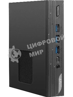 Компьютер MSI Pro DP10 12M Mini Core i7-1360P (2.2GHz), 32Gb(16*2) DDR4 SO-DIMM, 1TB SSD M.2, Intel UHD Graphics, noDVD, WiFi, BT, 120W, VESA, VGA, noOS, 1y war-ty, черный