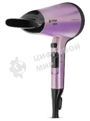 Фен Vitek VT-8224 2100Вт фиолетовый/черный