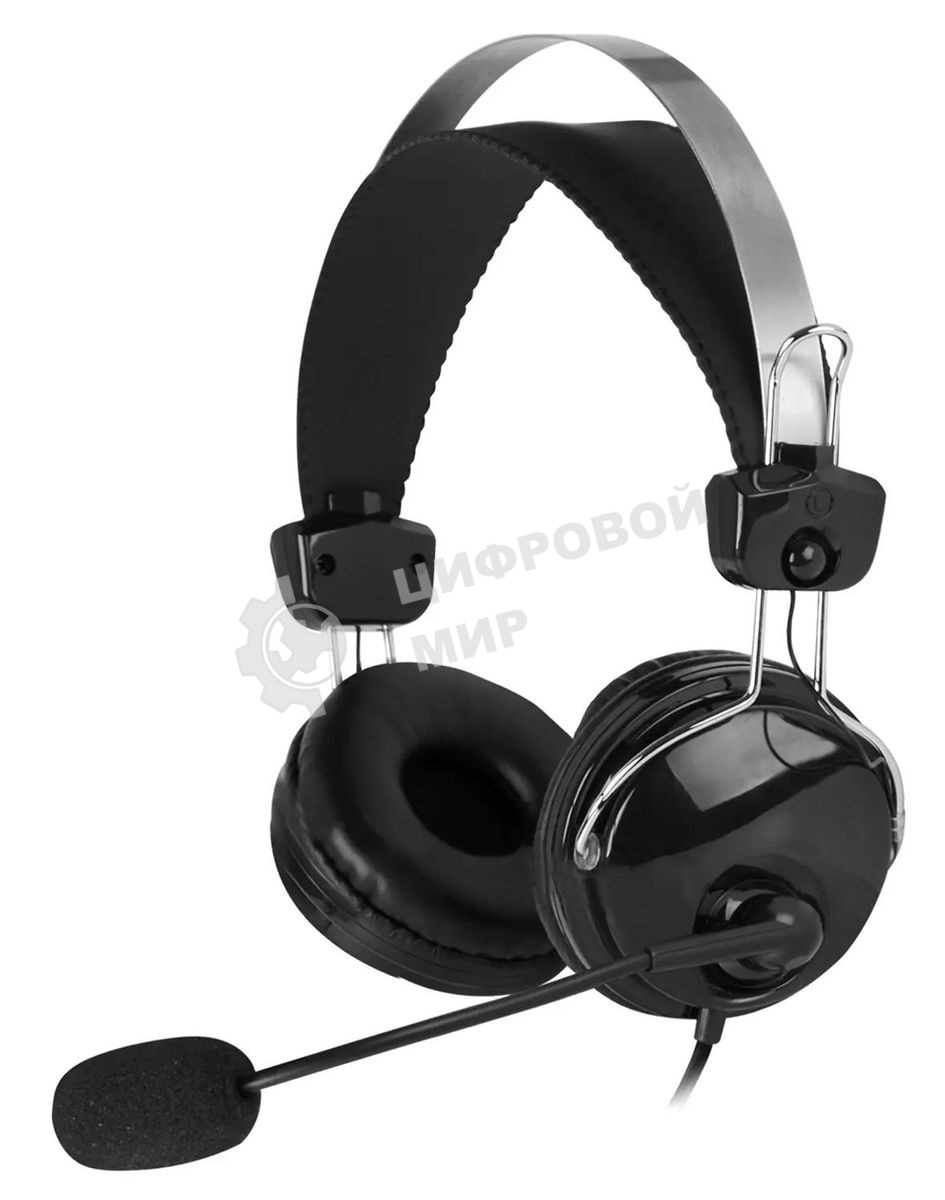 Гарнитура A4Tech HU-7P чёрный, проводная