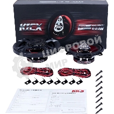 Колонки автомобильные Kicx SP 133 100Вт 89дБ 4Ом 13см (5дюйм) (ком.:2кол.) коаксиальные трехполосные