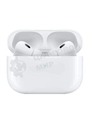 Наушники TWS Apple AirPods Pro 2 белый, вкладыши, Bluetooth, активное шумоподавление