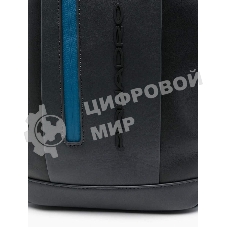 Рюкзак слинг мужской Piquadro Urban CA6540UB00/NGR, кожа, черный/серый
