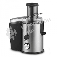 Соковыжималка Zigmund & Shtain EJ-753 стальной/чёрный, центробежная, 900 Вт, 400 мл, механическое