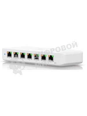 Коммутатор Ubiquiti UniFi Switch Ultra 60W PoE-коммутатор, 8х 1G RJ45, раздача 52 Вт