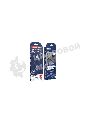 Кабель Smartbuy (iK-512-S26b) S26 Lightning черный.,3 А,PD,нейл.,1м