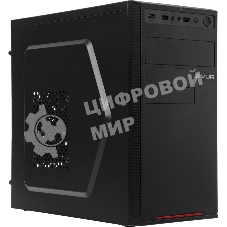 Компьютер Amur Нарвал B7I21 MT i3 12100 (3.3) 16Gb SSD 512Gb UHDG 730 FreeDOS 2.5xGbitEth 400W мышь клавиатура черный (RUS) (2147008)