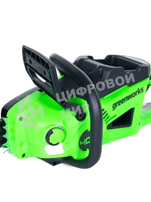 Цепная пила аккумуляторная GreenWorks GD40CS20Xk4, 40V, 40 см, 2000 Вт, бесщеточная,  c 1хАКБ 4 Ач И ЗУ (2008807UB)