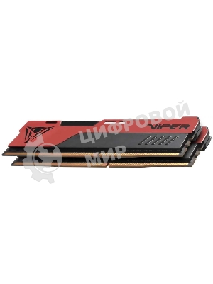 Оперативная память Patriot Viper Elite II, DDR4, 32GB (2x16 GB), 3200 MHz, CL18, DIMM, радиатор, красный, черный