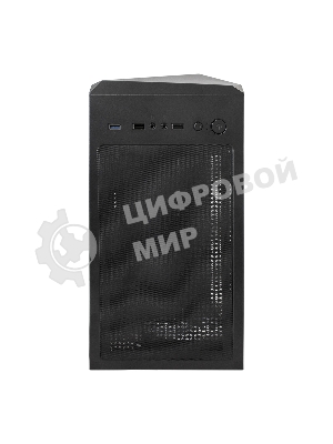 Компьютерный корпус Miditower ExeGate EVO-8225-NPX700 (ATX, БП 700NPX с вент. 12см, 2хUSB+1хUSB 3.0, черный, 2 вент. с RGb подсветкой и полоса на передней панели, боковая панель - закаленное стекло)