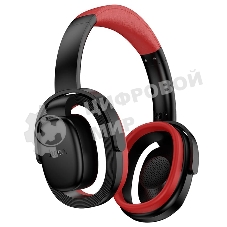 Беспроводные/проводные наушники Hoco W67 черный, полноразмерные, Bluetooth + проводной, складная конструкция, до 15 ч.