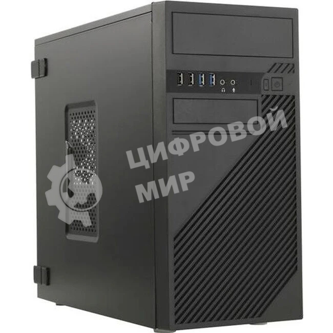 Компьютерный корпус MiniTower InWin EFS712BL PM-600ATX U3*2+U2*2+A(HD)+ front fan holder + Screwless 6196804