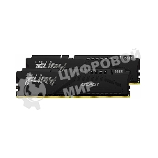 Оперативная память Kingston Fury Beast, DDR5, 16GB (2x8GB), 6000MHz, CL36, DIMM, с радиаторами, RGB, черный