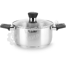 Кастрюля с/кр 20 см (2,8 л) серые ручки Rondell 714-RDS Strike