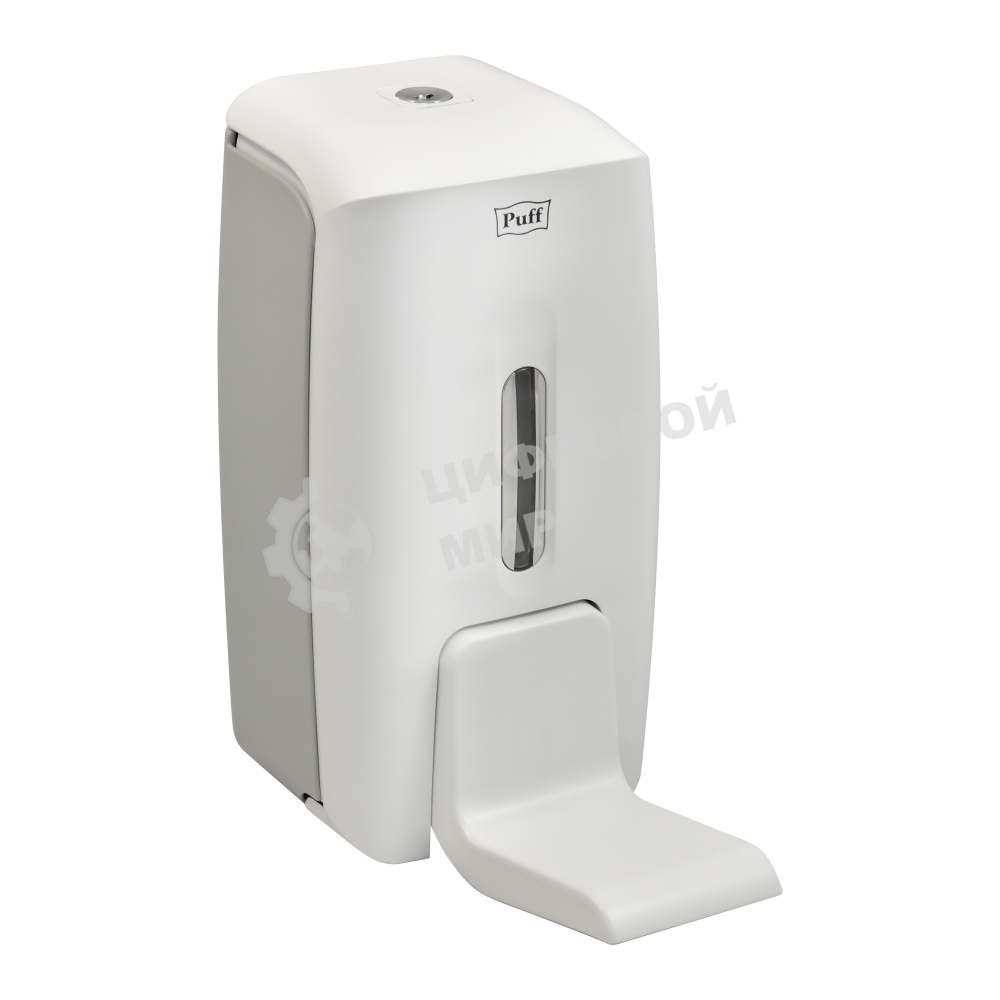 Локтевой дозатор универсальный для жидкого мыла и дез. растворов, 800 мл, Puff 8189, пластиковый