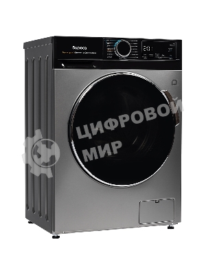 Стиральная машина Бирюса WMD-MX814/15 S серебристая, загрузка фронтальная 8кг, 1400 об/мин., класс: A