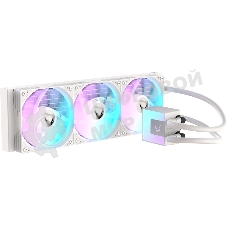 Кулер с водяным охлаждением Formula V Line ICE JET GLOW 360 WH, 360мм, 3x120мм, ARGB fans, LGA115X/1200/1700/1851, AM4/AM5