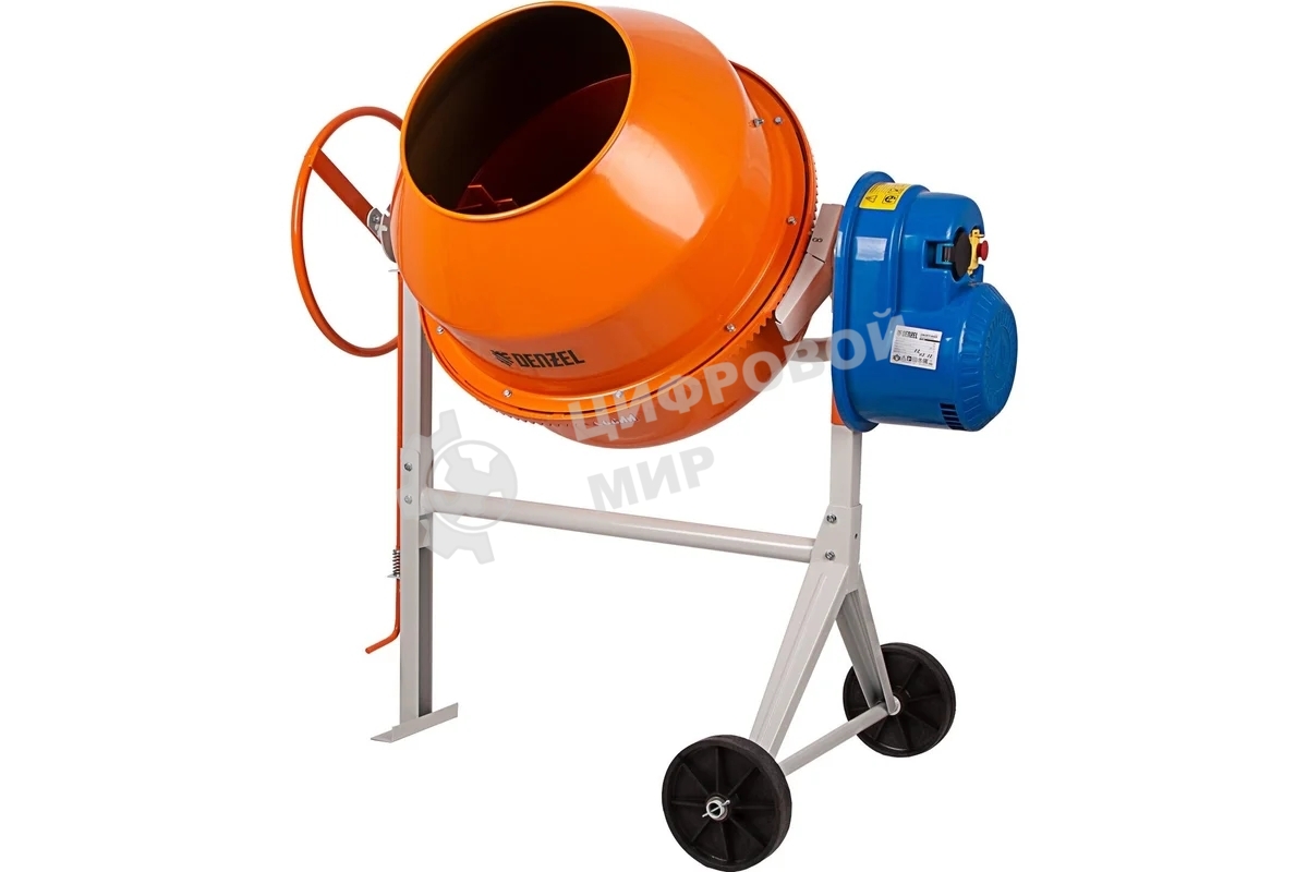 Бетономешалка Denzel B-180 700Вт 180л 26.6 об/мин