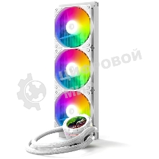 Жидкостная система охлаждения для процессора ID-COOLING SL360 XE белый 120мм алюминий+медь 1800rpm 30db 4-pin 350W