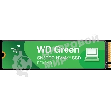 Накопитель SSD Western Digital WD Green SN3000, 1Tb M.2 2280, PCI-E 3x4, R/W - 5000/4200 MB/s