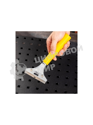 Скребок Deli DL359210 210мм Лезвие SK5, режущая головка из алюминиевого сплава, ручка из полипропилена. Ширина лезвия: 14 мм. Толщина лезвия: 0,5 мм.