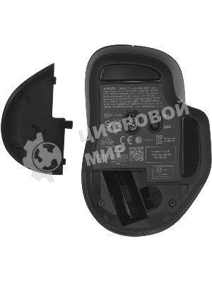 Мышь беспроводная Xiaomi Wireless Mouse Comfort Edition черный, 1200 dpi, радиоканал, USB, кнопки - 3