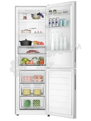 Холодильник Haier CEF536CSG серебристый двухкамерный 240/105 л морозилка снизу, No Frost