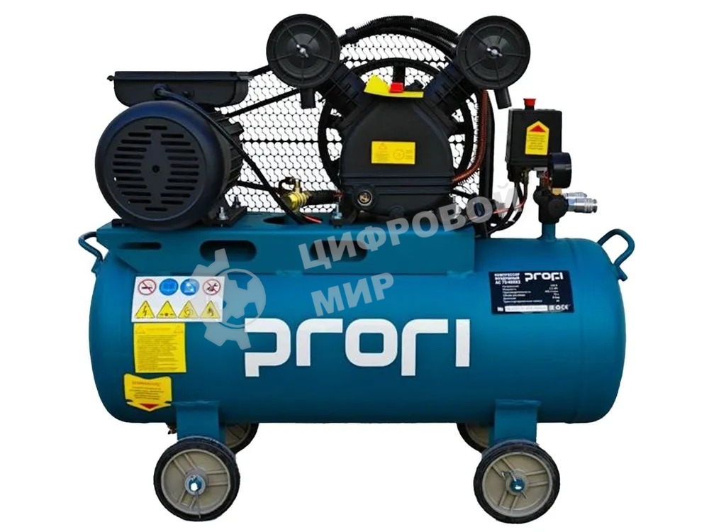 Компрессор PROFI AC 70/400X2 (оранжевый квадрат) 00-00025560