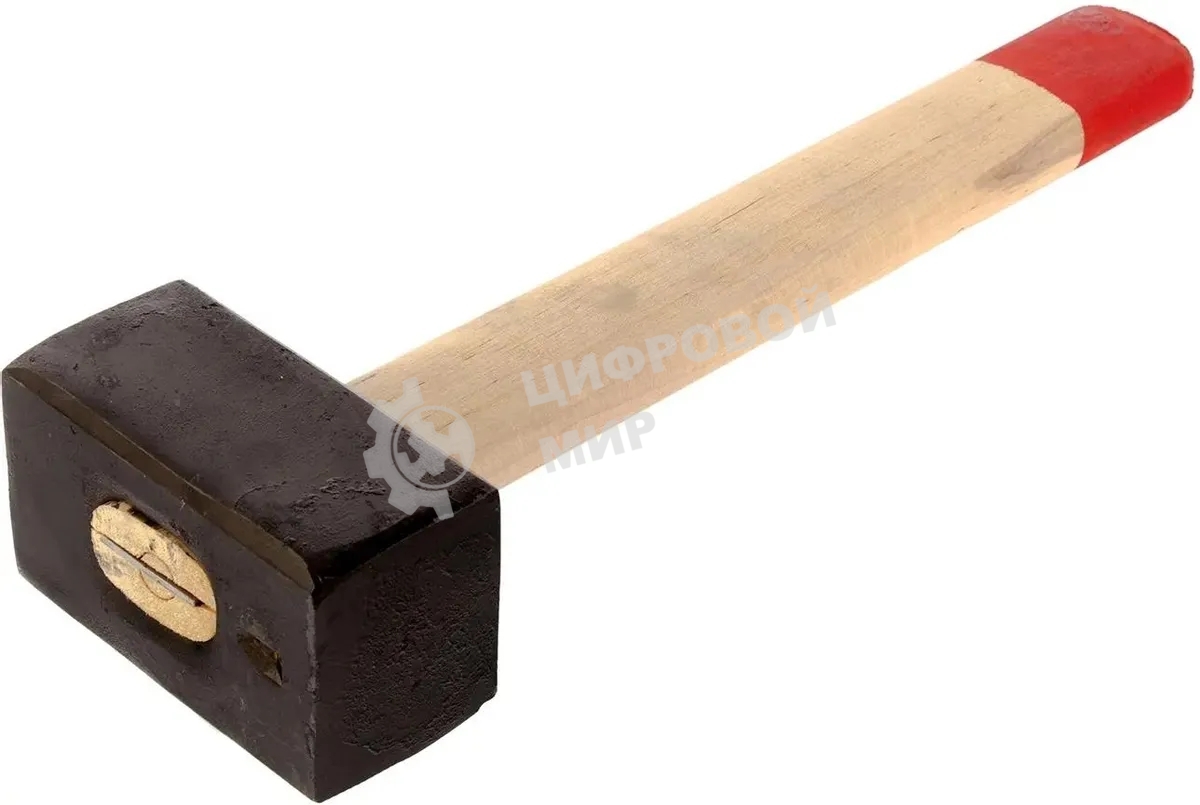 Кувалда Сибртех 4000 г, кованая головка, деревянная рукоятка, 380 мм