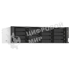 Сетевое хранилище без дисков SMB QNAP TS-1673AU-RP-16G NAS 16 HDD trays, 2x 2.5 GbE, rackmount, 2 PSU. 4-core AMD V1500B 2,2 GHz,RAM 16 Gb (1 x 16 GB) up to 32 Gb (2 x 16 GB). W/o rail kit RAIL-B02