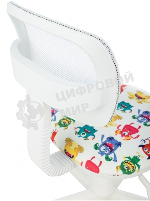 Кресло Бюрократ CH-W299 белый, сетка, 120 кг