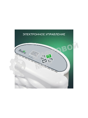 Конвектор электрический Ballu Ettore BEC/ETER-1000 белый, 1000 Вт, 15 м2, термостат, дисплей