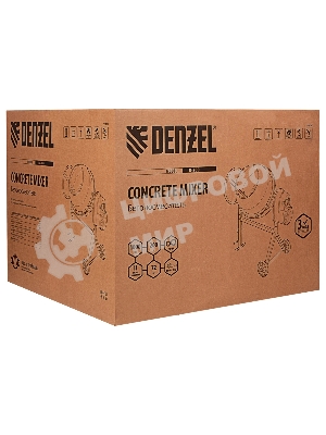 Бетономешалка Denzel B-200 1000Вт 200л