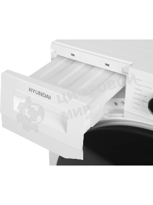 Сушильная машина Hyundai DFE9412 белый, 10 кг, сушка - конденсационная, программ - 14, 60 x 85 x 62 см