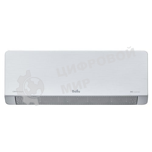 Блок внутренний сплит-системы Ballu Defender BSHI/in-24HN8 инвертор, 24000 BTU, 73 м², 31 дБ, охлаждение, обогрев, осушение, белый