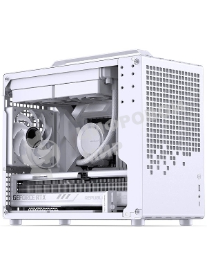 Компьютерный корпус без блока питания Case JONSBO Z20, Mini-Tower, TG, no fan, 1xUSB-A 3.2 + 1xUSB-C 3.2, mATX, mITX White