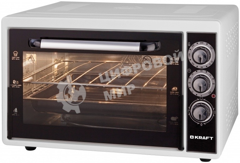 Мини-печь Kraft KF-MO3801W белый, 38 л