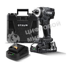 Дрель-шуруповерт СТАВР SID 18BL-230V-1, 18 В, 2 Ач, 230 Нм, бесщеточный