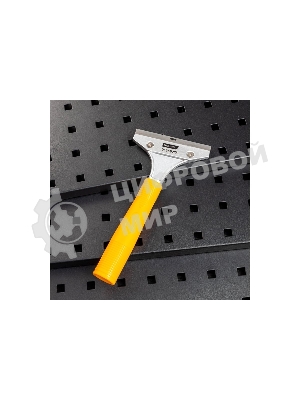 Скребок Deli DL359210 210мм Лезвие SK5, режущая головка из алюминиевого сплава, ручка из полипропилена. Ширина лезвия: 14 мм. Толщина лезвия: 0,5 мм.