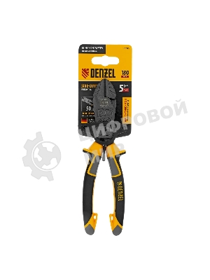 Бокорезы Denzel 180 мм, усиленные, трехкомпонентные рукоятки