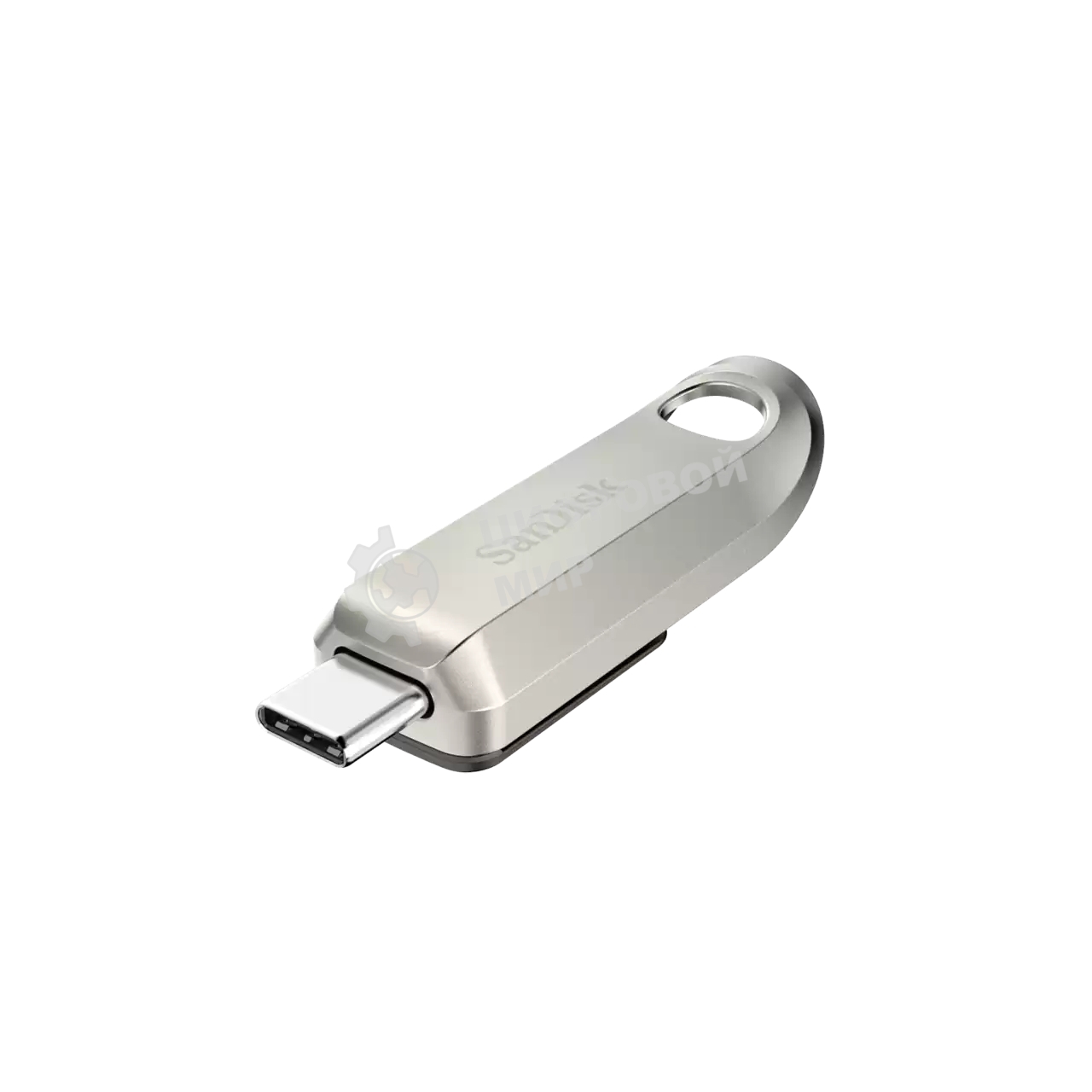 Флешка USB SanDisk Ultra Luxe (SDCZ75-032G-G46), 32Gb, USB Type-C, R/W 150/70, серебристый