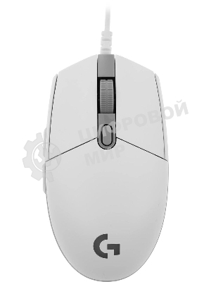 Мышь проводная Logitech G102 LIGHTSYNC белый, 8000 dpi, USB, кнопки - 6