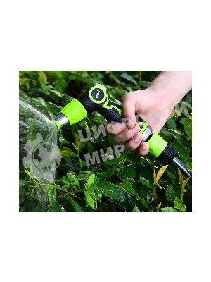 Пистолет-распылитель поливочный бескурковый Deli DL8072 3 режима распыления, диаметр шланга 3/4