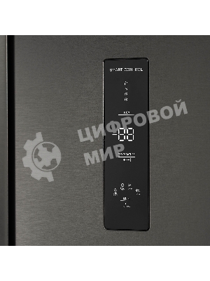 Холодильник Бирюса SBS 400 DI нержавеющая сталь двухкамерный 232/168 л морозилка слева, NoFrost, Side-by-side